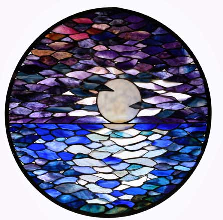 Breaking Through by Stained Glass Artist Yvonne DeViller