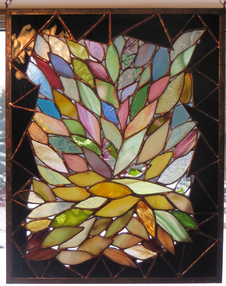Summer Expressions  by Stained Glass Artist Yvonne DeViller