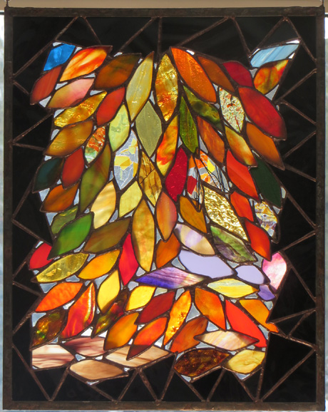 Spring Expressions by Stained Glass Artist Yvonne DeViller