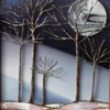 Trees in Winter Night by Stained Glass Artist Yvonne DeViller